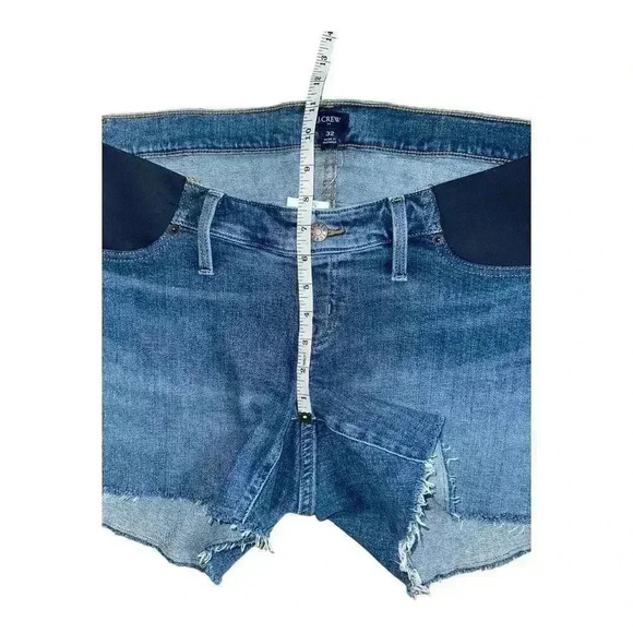 J. Crew Denim Maternity Shorts, Size 32 - Picture 5 of 6